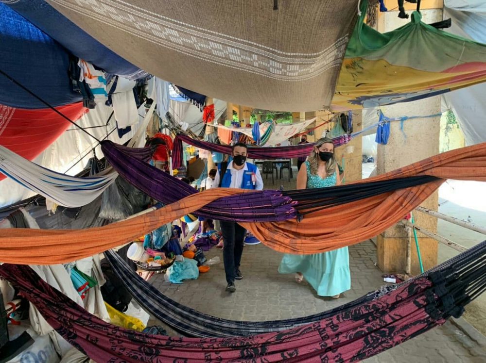 Treinamento com servidores dos abrigos para indígenas venezuelanos em Piauí