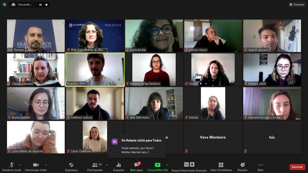 Círculos de Hospitalidade recebe capacitação sobre o Manual Esfera